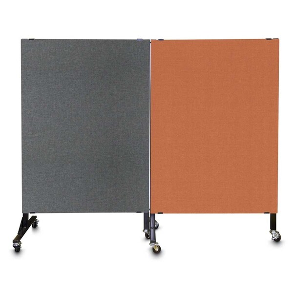 Enclosed Corkboard, 3 Door, 96"x48", 4" Fra
